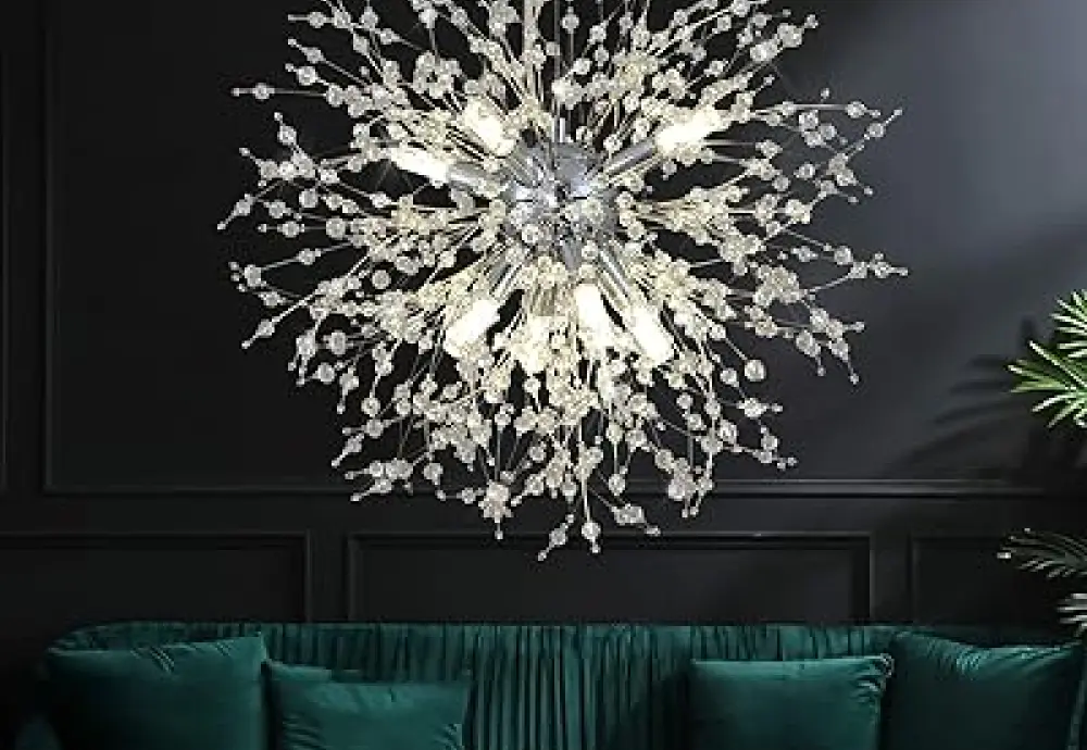 dining room crystal chandelier